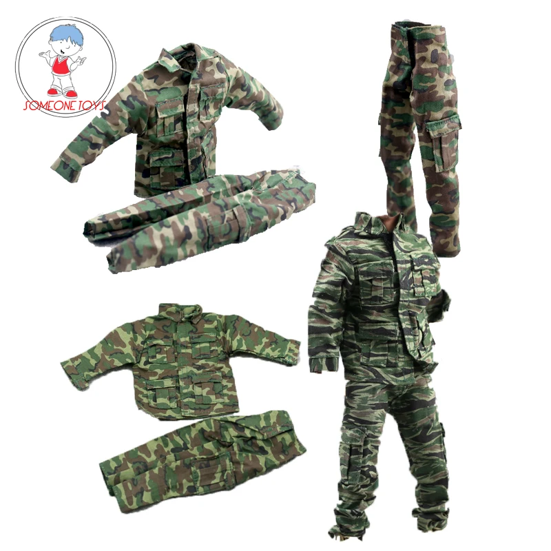 Костюм мужской Камуфляжный 4 цвета 1/6|Игровые фигурки и трансформеры| |
