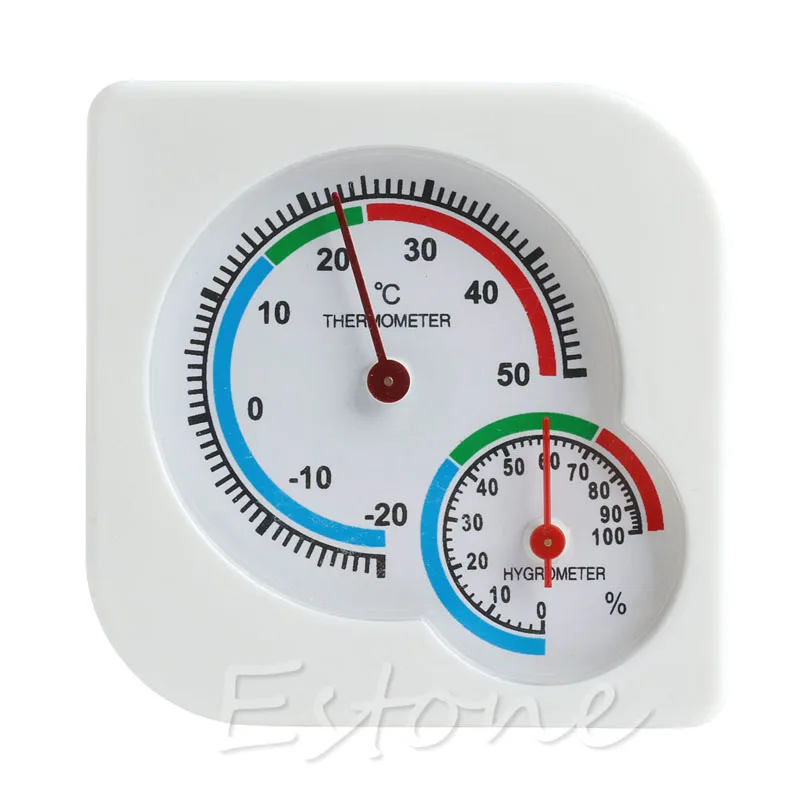 OOTDTY White Mini Digital Thermometer Hygrometer Temperature Humidity Meter A7 Indoor/Outdoor Temperature Sensor OOTDTY White Mini Digital Thermometer Hygrometer Temperature Humidity Meter A7 Indoor/Outdoor Temperature Sensor