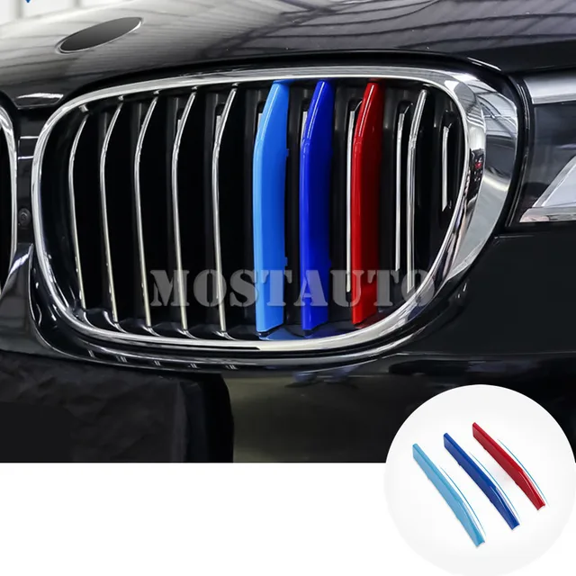 Us 13 64 13 Off For Bmw 7 Series G11 G12 Abs Front Grill Grille Insert Trim Cover 2016 2019 3pcs In Interior Mouldings From Automobiles