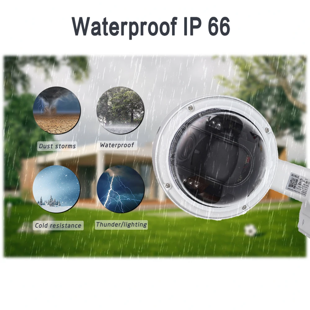 Wireless IP Camera 1080P 2.0MP 5X Optical Zoom Wifi Home Security Camera Smart P2P Waterproof Bullet IP Camera Surveillance
