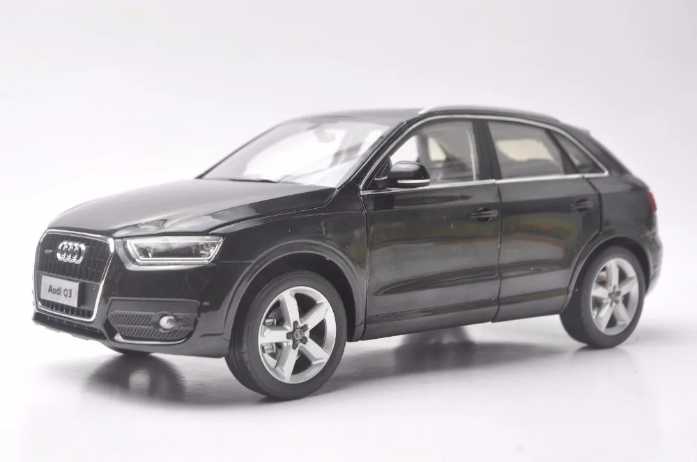 1:18 литья под давлением модель для Audi Q3 2013 черный Внедорожник сплав игрушечный автомобиль миниатюрная коллекция подарки