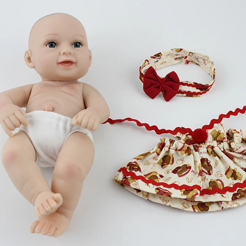 

Realistic Baby Toys 28cm Soft Silicone Princess Doll Baby Reborn Dolls For Girls Kids Toy Gift Children's Birthday Gift Adults