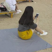 Высококачественная Водонепроницаемая пляжная подстилка складной коврик для кемпинга пикника Путешествия Мини карманный коврик 19ing