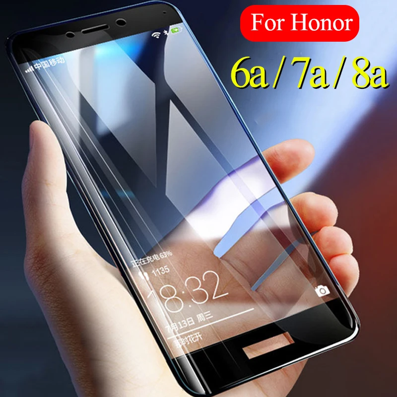 Защитное стекло для huawei honor 7a 8a 6a 4a закаленное huavei huwei honer hono 6 7 8 a hauwei a7 a8 verre tremp 9h