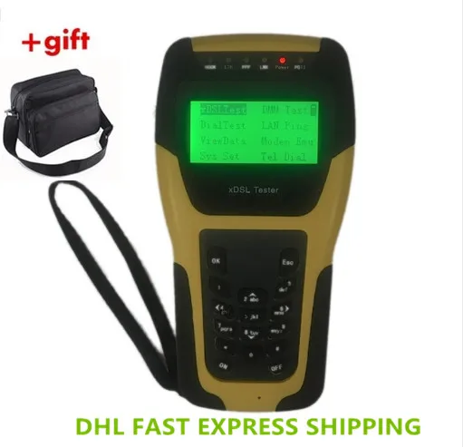 

ADSL Tester / ADSL2+ / xDSL / DSL Tester WAN & LAN Tester Line Network /DMM test Lowest Price for DHL FAST SHIP