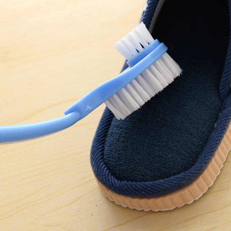Wash shoe brush multi purpose to clean shoes soles groove sided