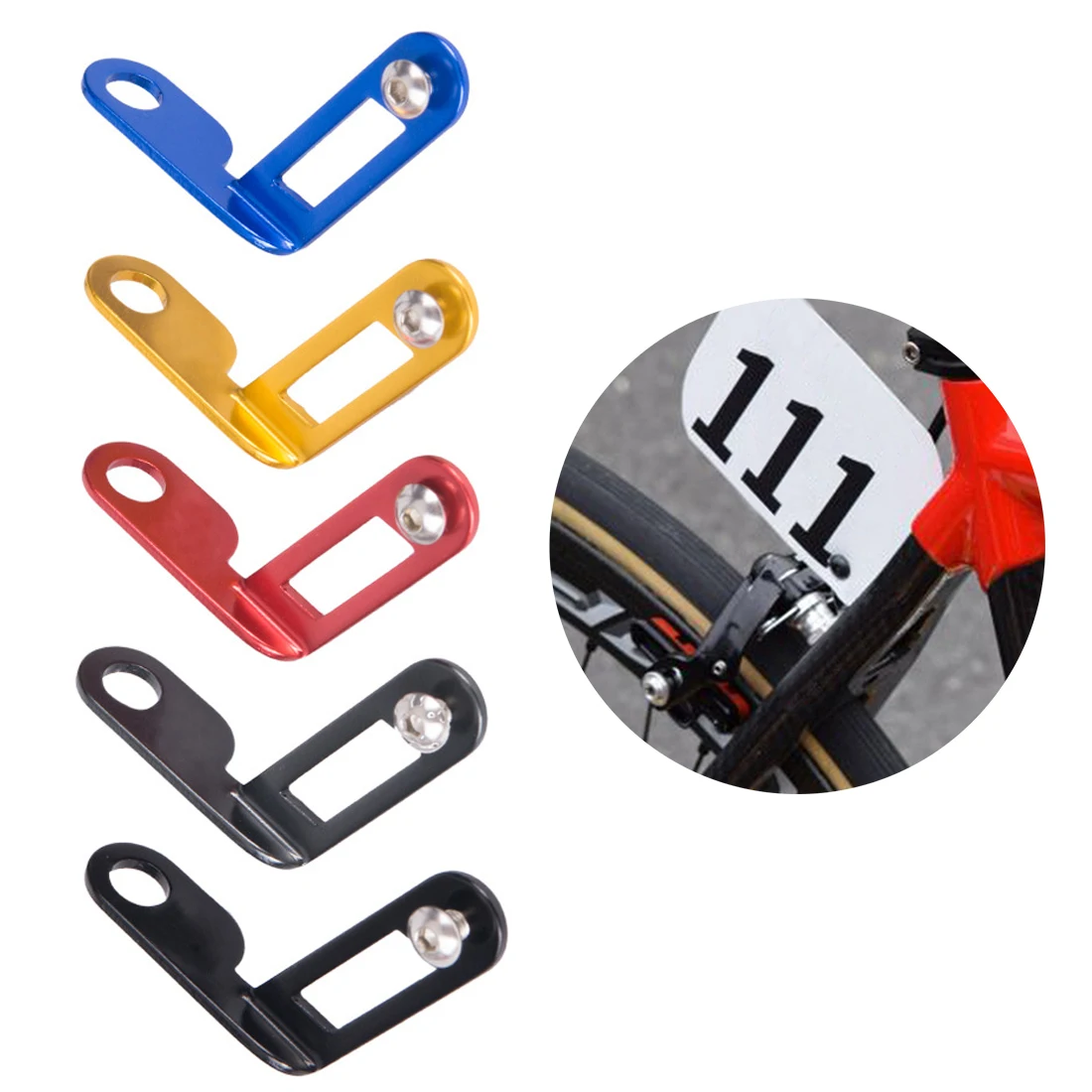 Bicycle Plate Mount Racing License Number Cycling Race