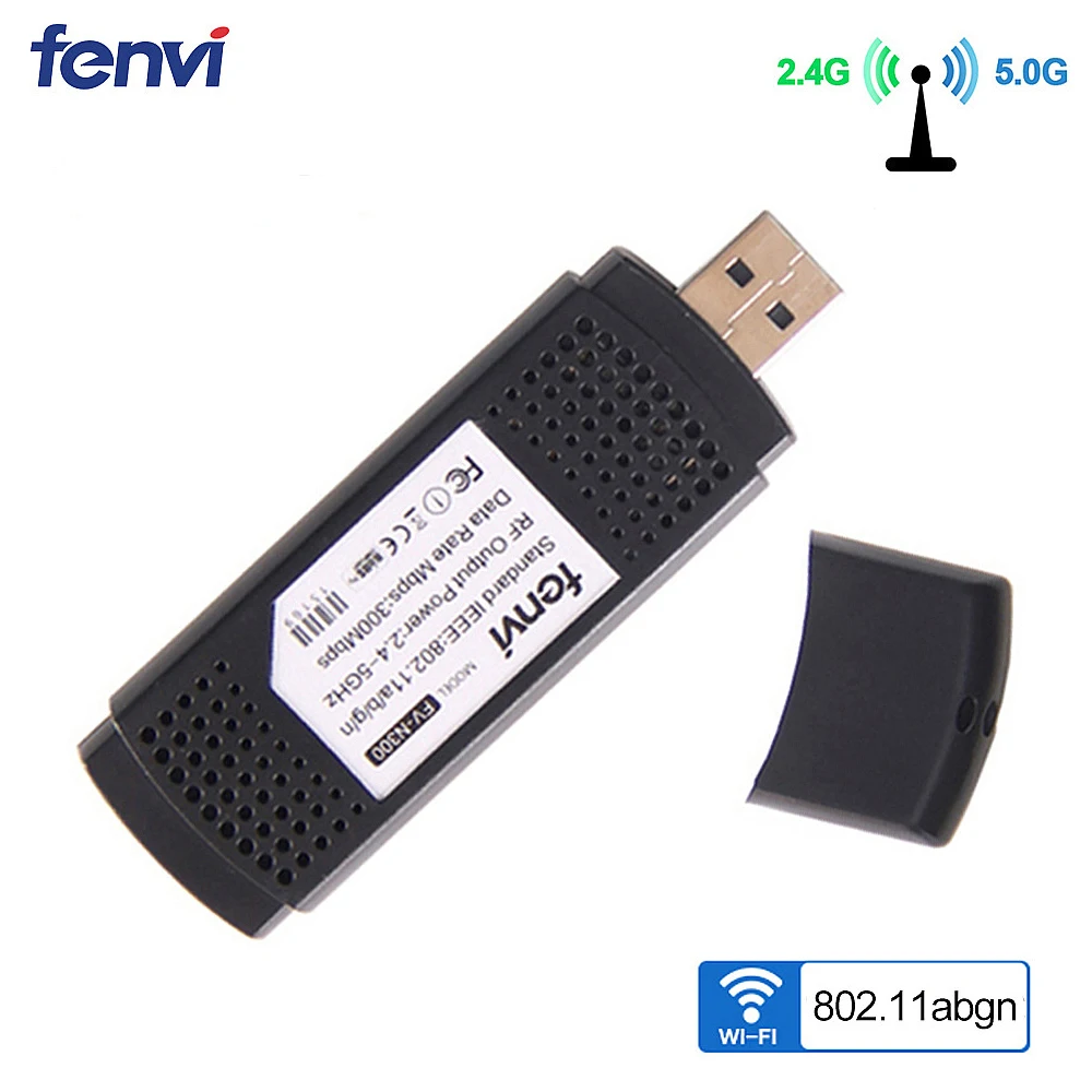 Fenvi 300Mbps Wireless USB WiFi Adapter Utral Fast External Wireless Wi