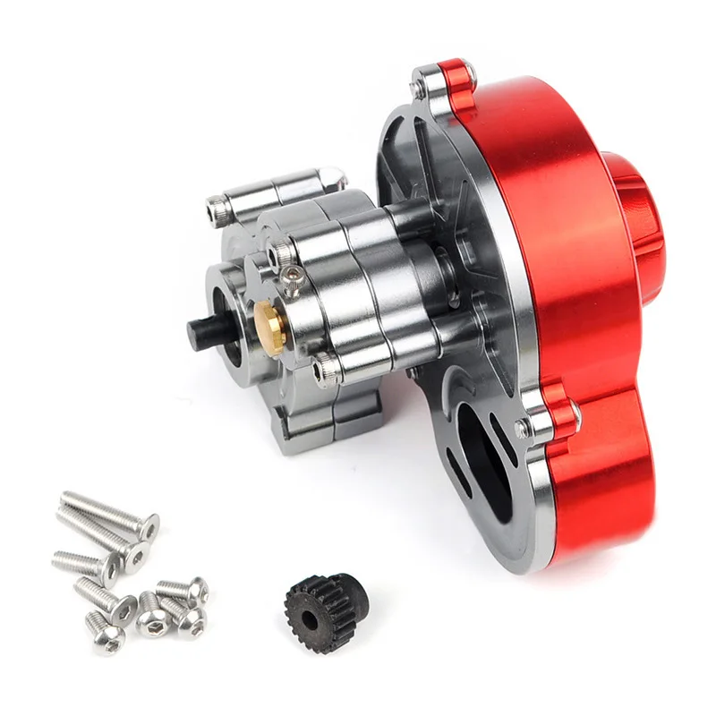 

1PCS Metal Transmission Gearbox W/ HD Steel Gear For 1/10 AXIAL SCX10 4WD RC Car