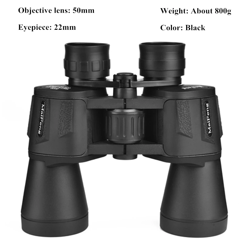 Мощный Военный бинокль 20X50, оптическое стекло высокой четкости, Hd бинокулярный телескоп, низкий светильник, ночное видение для охоты на открытом воздухе - Цвет: 20X50-04
