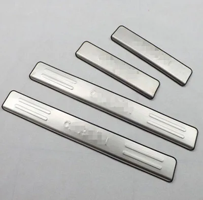 

for Citroen C-Crosser 2007 2008 2009 2010 2011 2012 2013 Door Sill Strip Scuff Plate Pedal Trim Car Styling Stickers Accessories