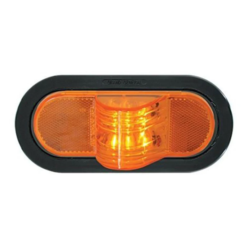 

2Pcs 15LED Car Side Marker Lights 24V Truck Trailer Caravan Clearance Lamp Yellow Turn Signal Lights