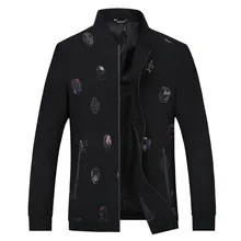 Fall, 8XL, 7XL, plus size, baseball collar, casual print jacket, men’s coat, mid size, high quality jacket, men’s free delivery