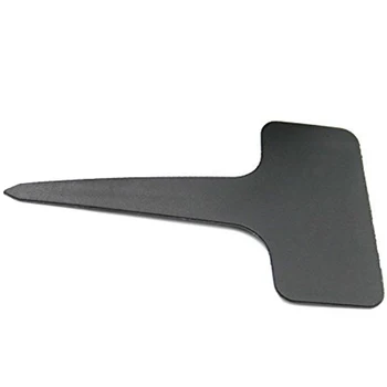 

200Pcs Plant Label Garden Nursery Label Plastic Flower Pot Pile T-Label Greenhouse Humidity Dome Orchard Plant Mark Black