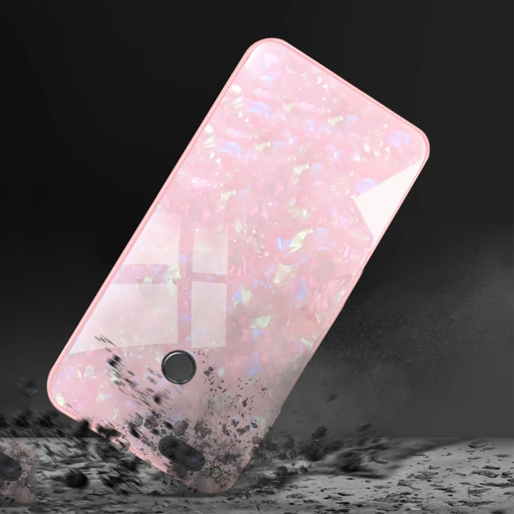 

Cases For Huawei P20 Lite Pro Case Tempered Glass Hard Shell Cover For Honor Play 7X 7A Pro 10 V9 9i V10 9 Mate 9 10 Pro Cover