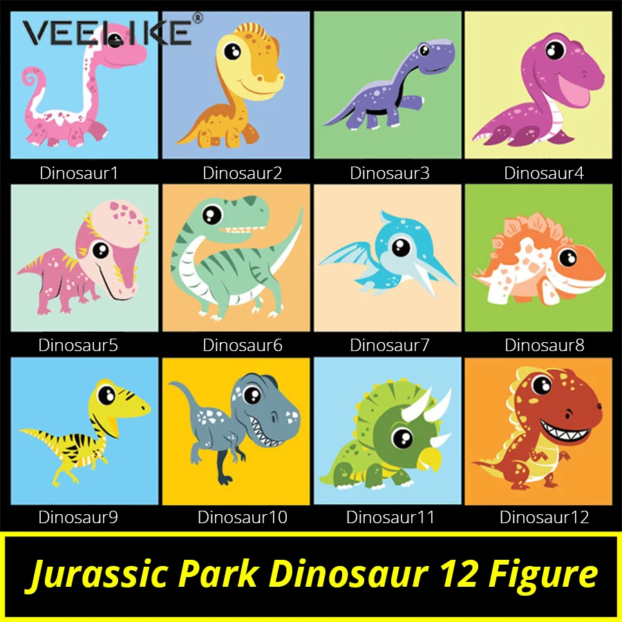 

20cm*20cm Hand Painted Canvas Oil Paintings Colorful Animals Cartoon Pictures Kids Paintings By Numbers for Living Room Wall Art