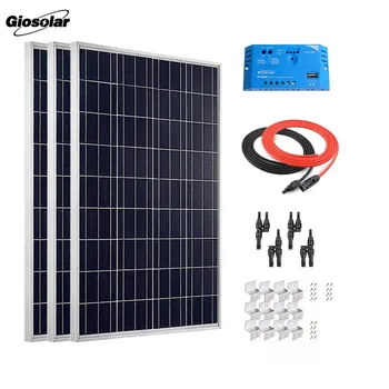 

300W Solar Panel High Efficiency Polycrystalline Solar PV Panel with 30A EP Solar Charge Controller for Motorhome, Caravan