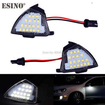 

2 x LED Car Under Side Mirror Lamps CANBUS OBC Error Free Lights For Volkswagen VW Golf 5 Golf Plus EOS Variant Jetta Passat
