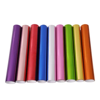 

SUNICE Car Styling Glossy Stretchable Chrome Film 60"x40" Car Wrap Film DIY Decorative Air Realease Bubble Free Accessories