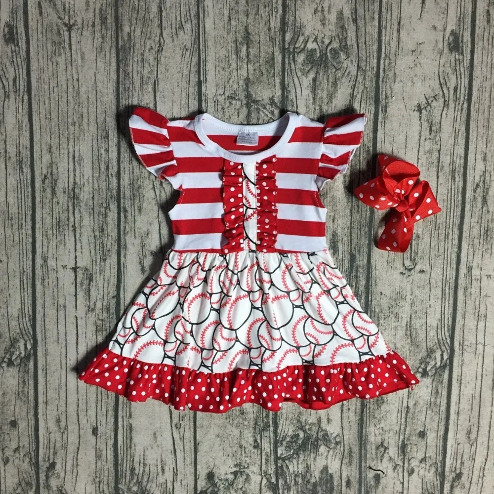 baby girls baseball season dress clothing children girls baseball dress