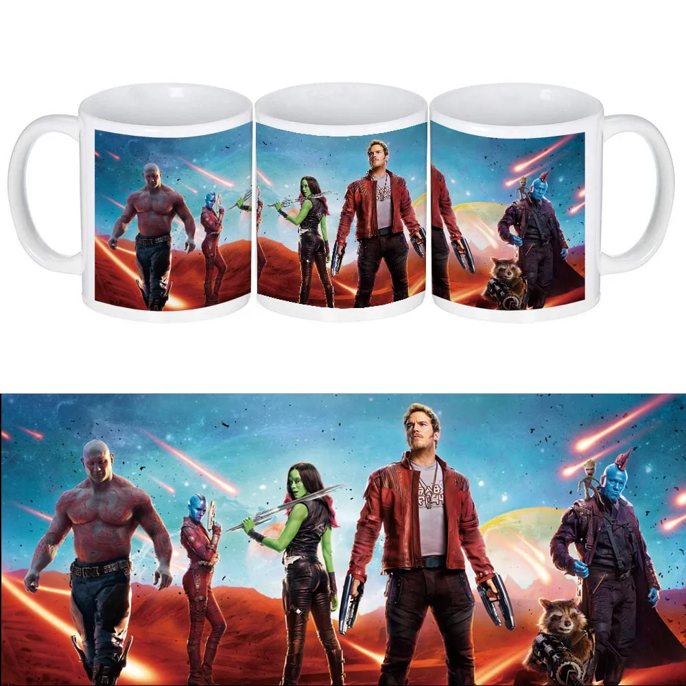 Marvel Super Heroes guardiers of Galaxy Star Lord Cup Gamora кружка Arthur Sampson Douglas ракета Грут кофейные чашки и