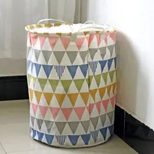 Япония Южная Корея Лен многофункциональная ручка stackable хранения баррель корзина для белья ограничено запись игрушка коробка для хранения