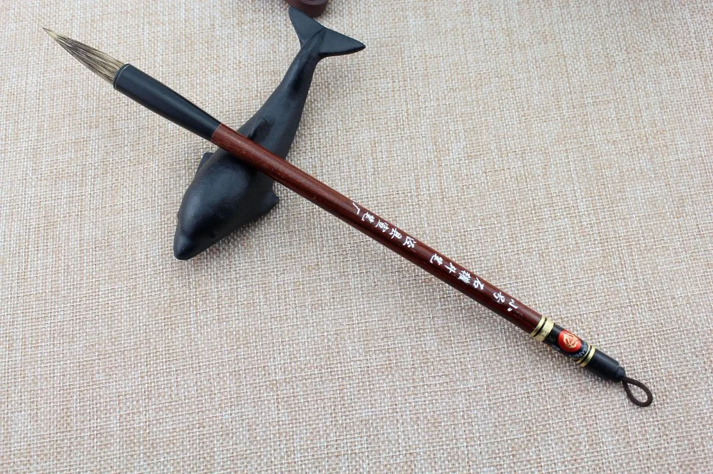 

S famous Brand "Three Rabbits" Stone badger DouBi Chinese Painting Landscape Brush