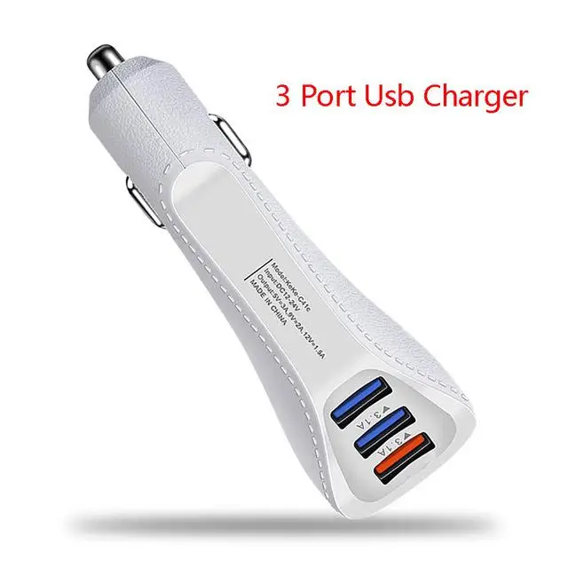 QC3.0 USB Автомобильное зарядное устройство для мобильного телефона Быстрая автомобильная зарядка Универсальный адаптер для iphone samsung huawei Xiaomi автомобильное зарядное устройство