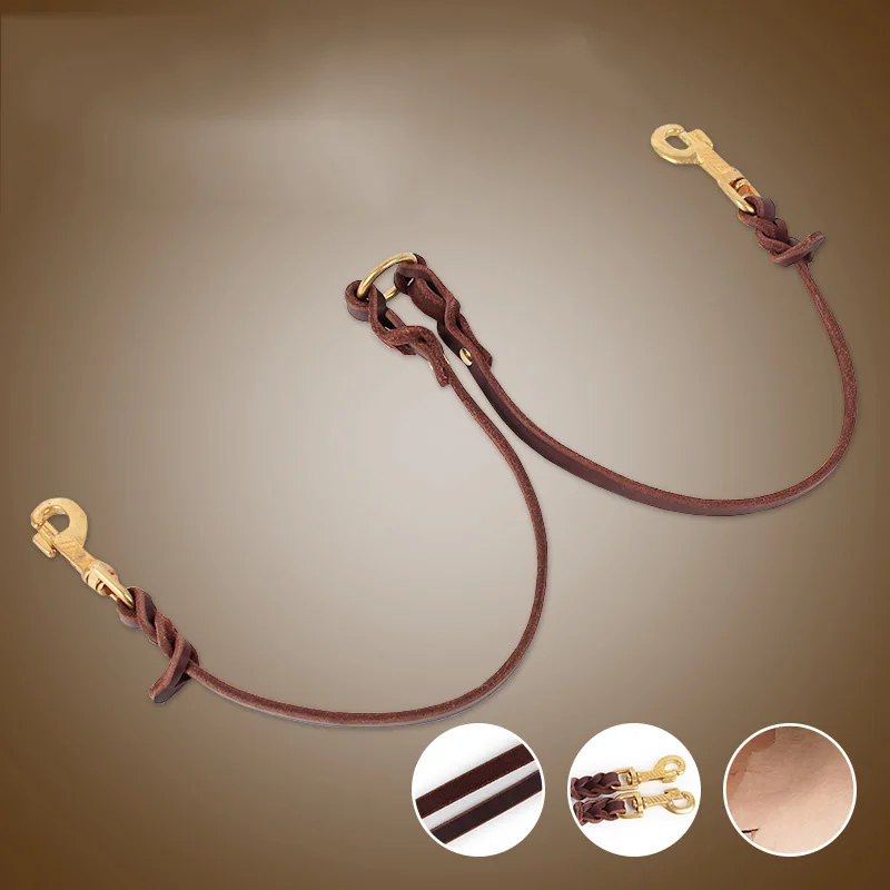 Correa Perro Con 2 Mosquetones Al Pretal Y Collar (medida Ajustable Al