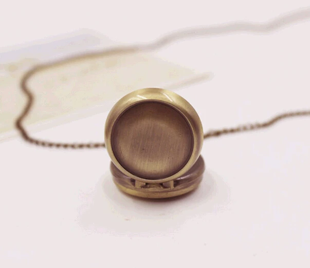 Новое бронзовое серебряное ожерелье с подвеской для кармана «сделай сам», высокое качество, низкая цена