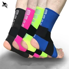 1 шт. регулируемый высокие эластичные бинты сжатия спортивная защита Баскетбол Футбол лодыжки Поддержка Велосипедный спорт наколенник для бега гвардии