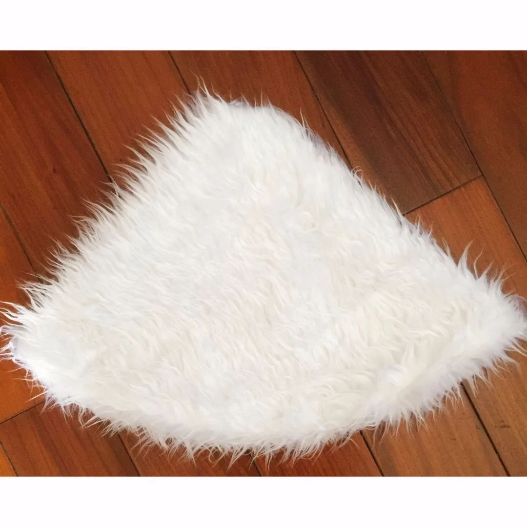 Christmas Tree Skirt Apron Santa Claus Print Ornaments Xmas Party Home Decor