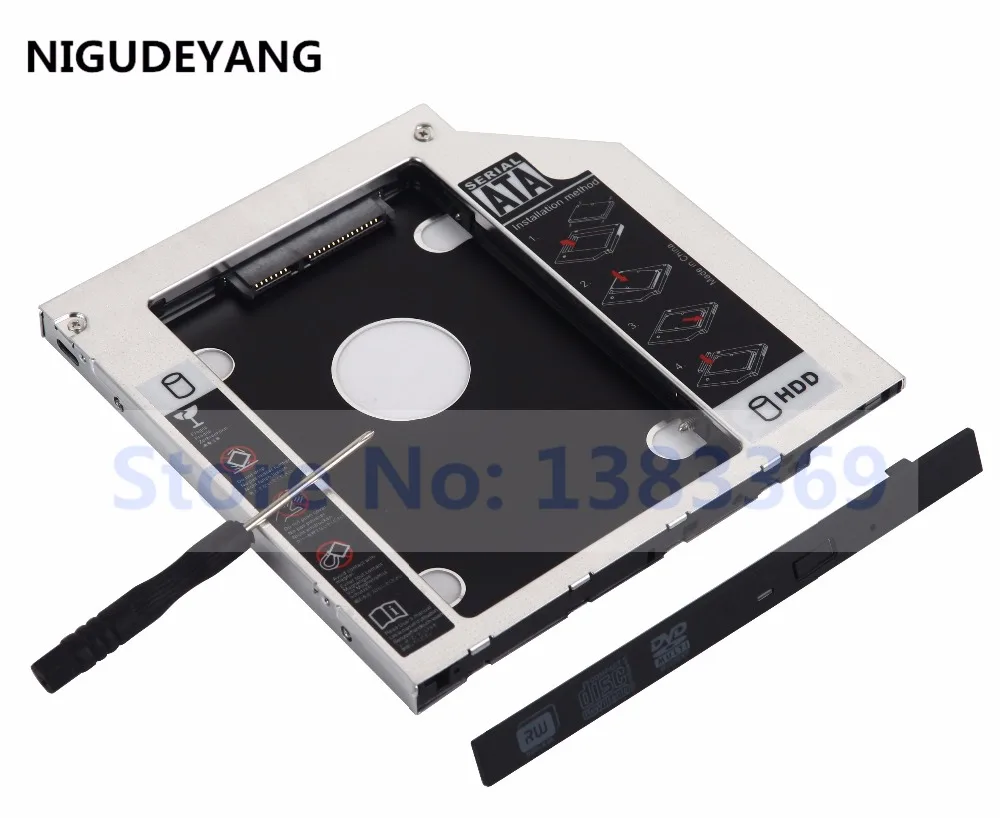 

NIGUDEYANG 2nd HDD SSD Hard Drive Frame Caddy Adapter for Acer Aspire E5-G771G E5-573 E5-573G E5-573T E5-773g-57pn VN7-572G-57N0