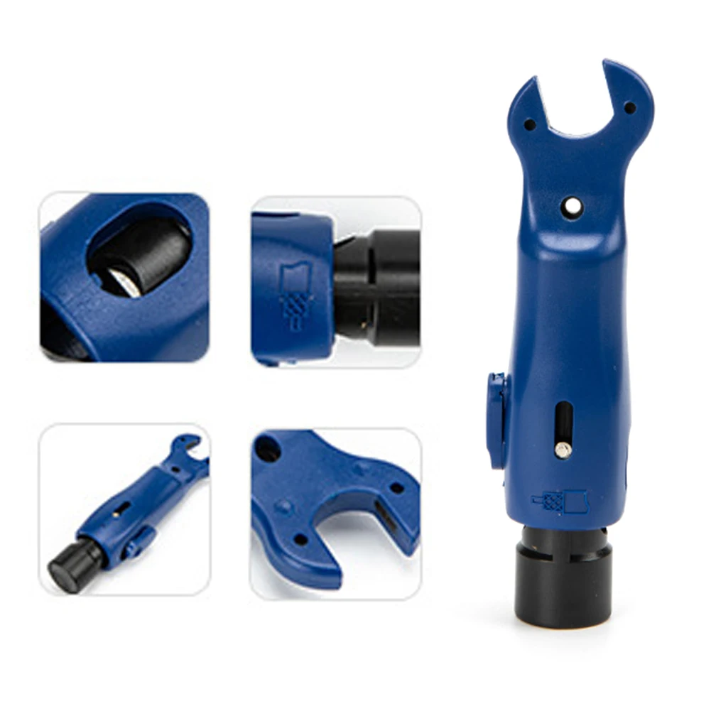 

Wire Crimping Durable Stripper Clamp Hand Tool Automatically Adapts Coaxial Cable Pen-style Design For Rg59 Rg6 Pliers Tool
