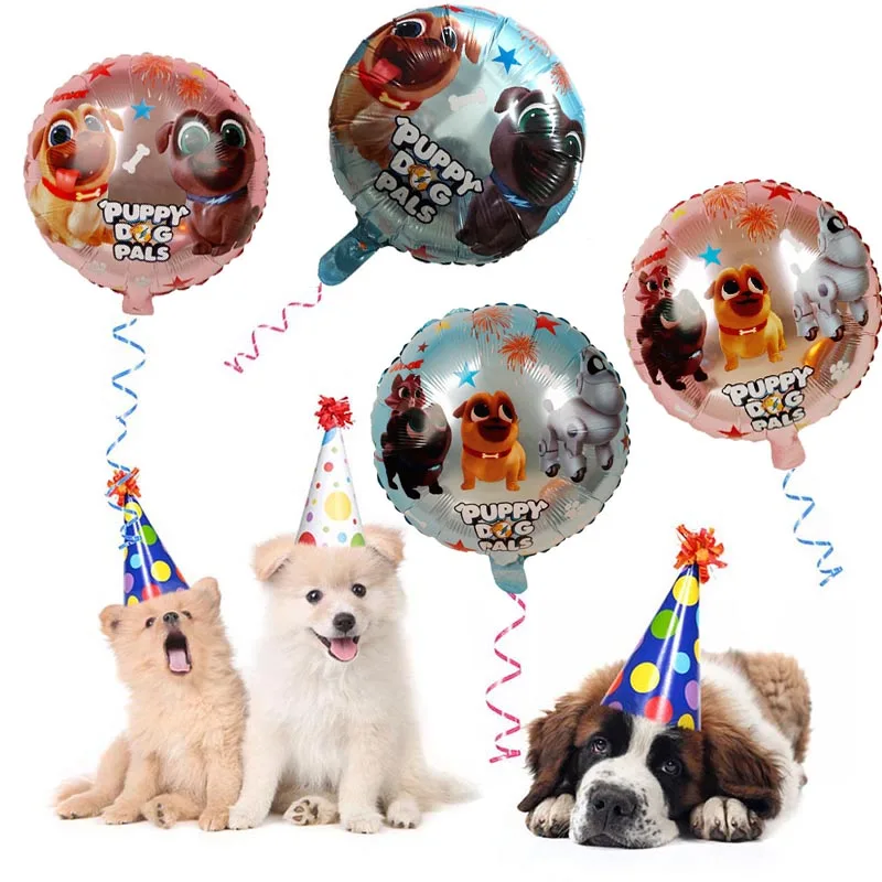 

1pcs 18inch Puppy Dog Pals Foil Balloons brothers Bingo and Rolly balons baby shower Birthday Party Decoration kids toys Globos