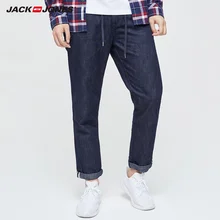 Jack&Jones Бренд Новинка Мужские Джинсы с Хлопка 69.9% Брюки Джинсовые Нательный Фасон с Застёжками Хорошими Мужские одежды 217132553