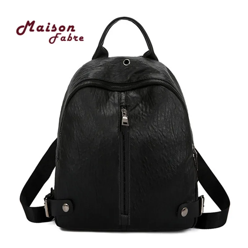 

HB@Fashion Women Backpacks Soft PU Leather Backpack Shoulder Daypack Female Rucksack Mochilas Mujer Casual School Bag for Girls