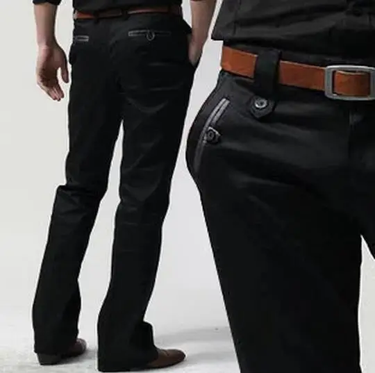 Новая мужская одежда летняя Классическая деловая Повседневная микро расклешенные брюки мужские изготовленные на заказ Модные размера плюс мужские брюки S-XXL