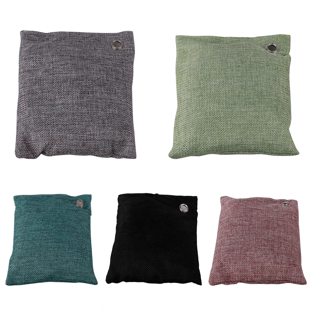 

200g 15*19cm Purifying Bamboo Charcoal Bags For Clothes Absorb Moisture Remove