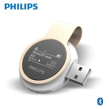 PHILIPS SA5608 дизайн встроенный fm-радио/рекордер/MP3-плеер с мини-зажимом поддержка Walk mate для спорта
