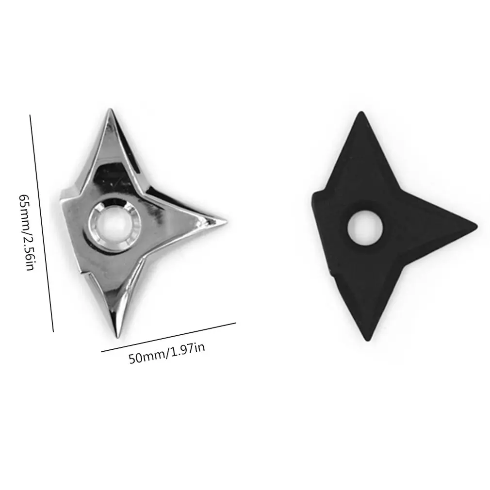 Модный магнит на холодильник Самурай сюрикен Метательное оружие ниндзя треугольной формы с пятиконечной звездой на холодильник, для заметок Стикеры детские игрушки