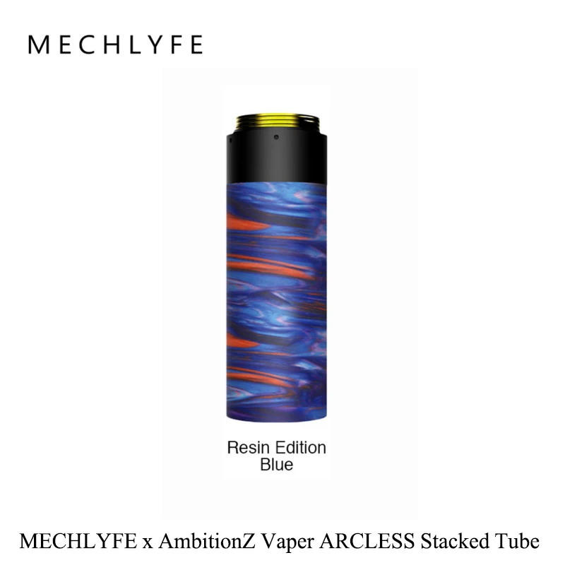 MECHLYFE x AmbitionZ вейпер бездуговой мех мод fit 18650/20700/21700 Батарея MECHLYFE бездуговой vs CoilART маг/Elite мех мод - Цвет: Blue Tube