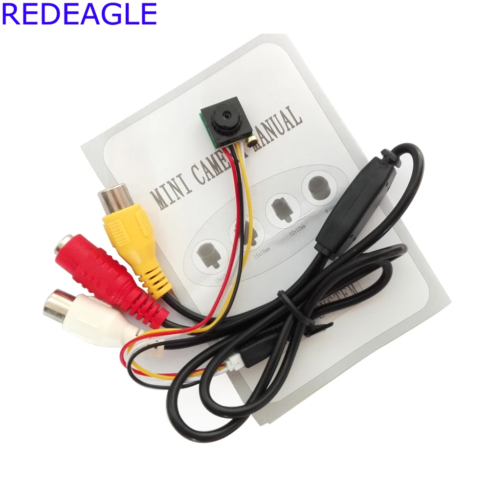  REDEAGLE 700TVL Mini Home Security Surveillance Video Camera Micro CMOS Sensor Black - 32821970417