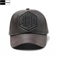 [NORTHWOOD] Высокое качество Pu кожа Cap кость зима бейсболка Мужская и женская шляпа Snapback шляпа Pattern Cap