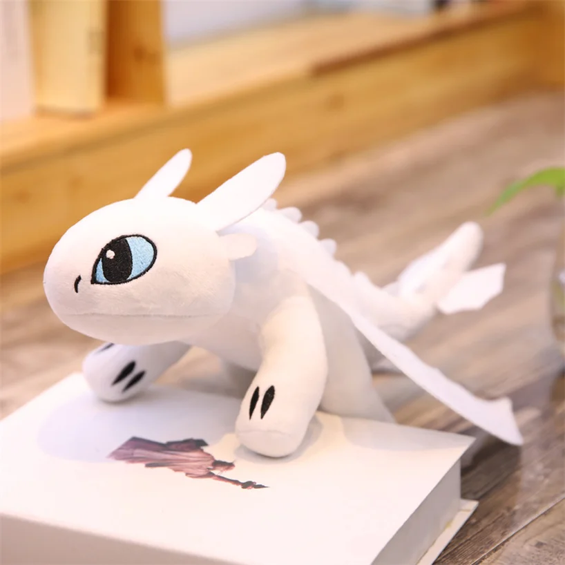 

35cm/45cm How To Train Your Dragon 3 Night Fury Light Fury Plush Toy Toothless Stuffed Doll Toys Gift for Childre Anime Plush