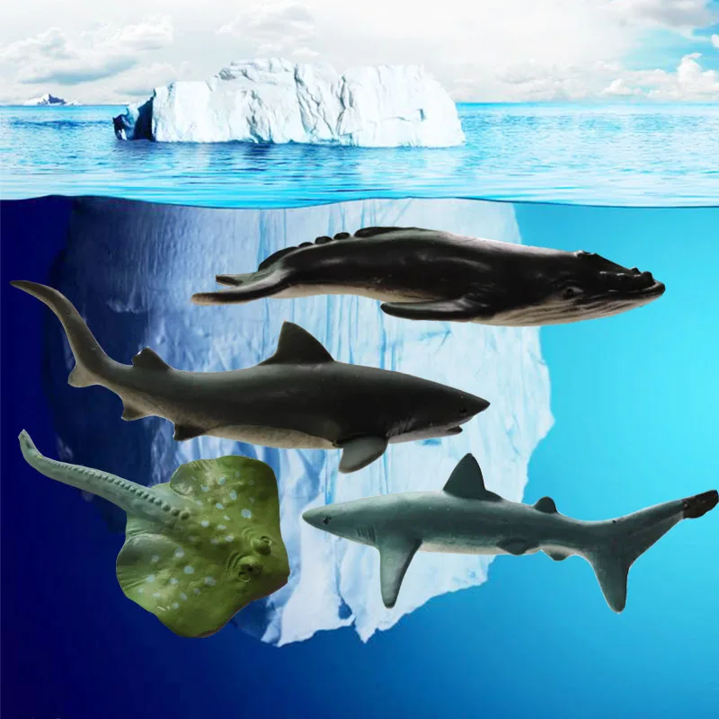 

1PC Whale Shark Jewelry Filling Accessories UV Resin Jewelry Decoration PVC Animal Jewelry Handcraft Tools