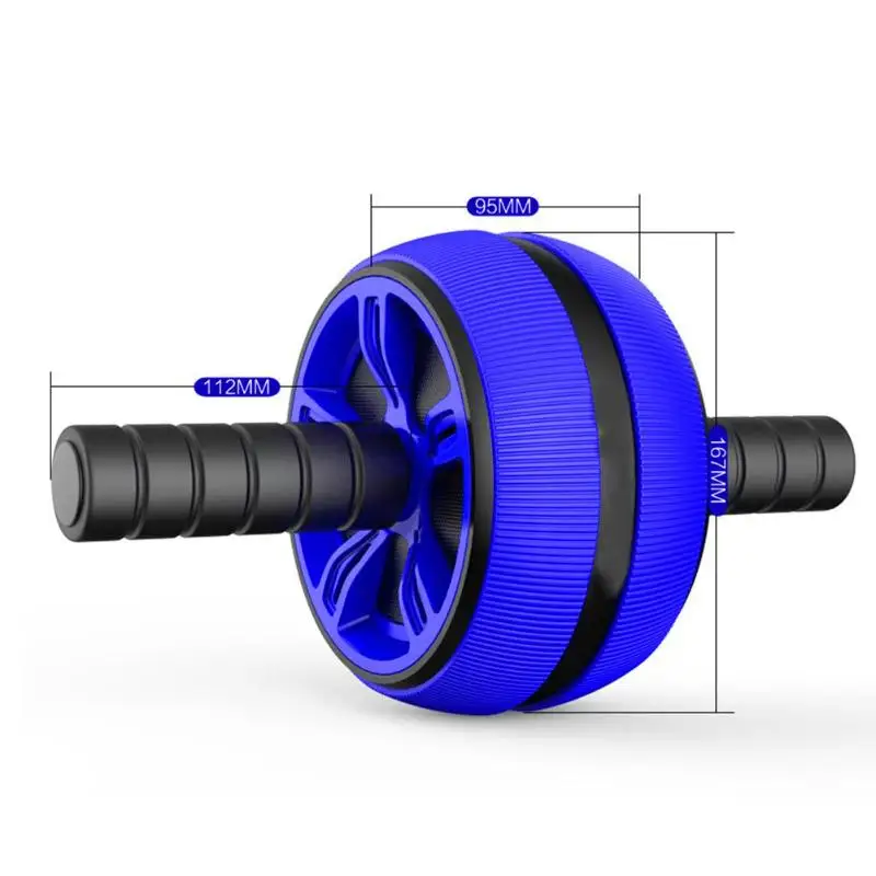 Без Шум колесо Ab тренажер колесо оборудование для спортзала фитнеса Упражнения Для мужчин бодибилдинг 3 цвета