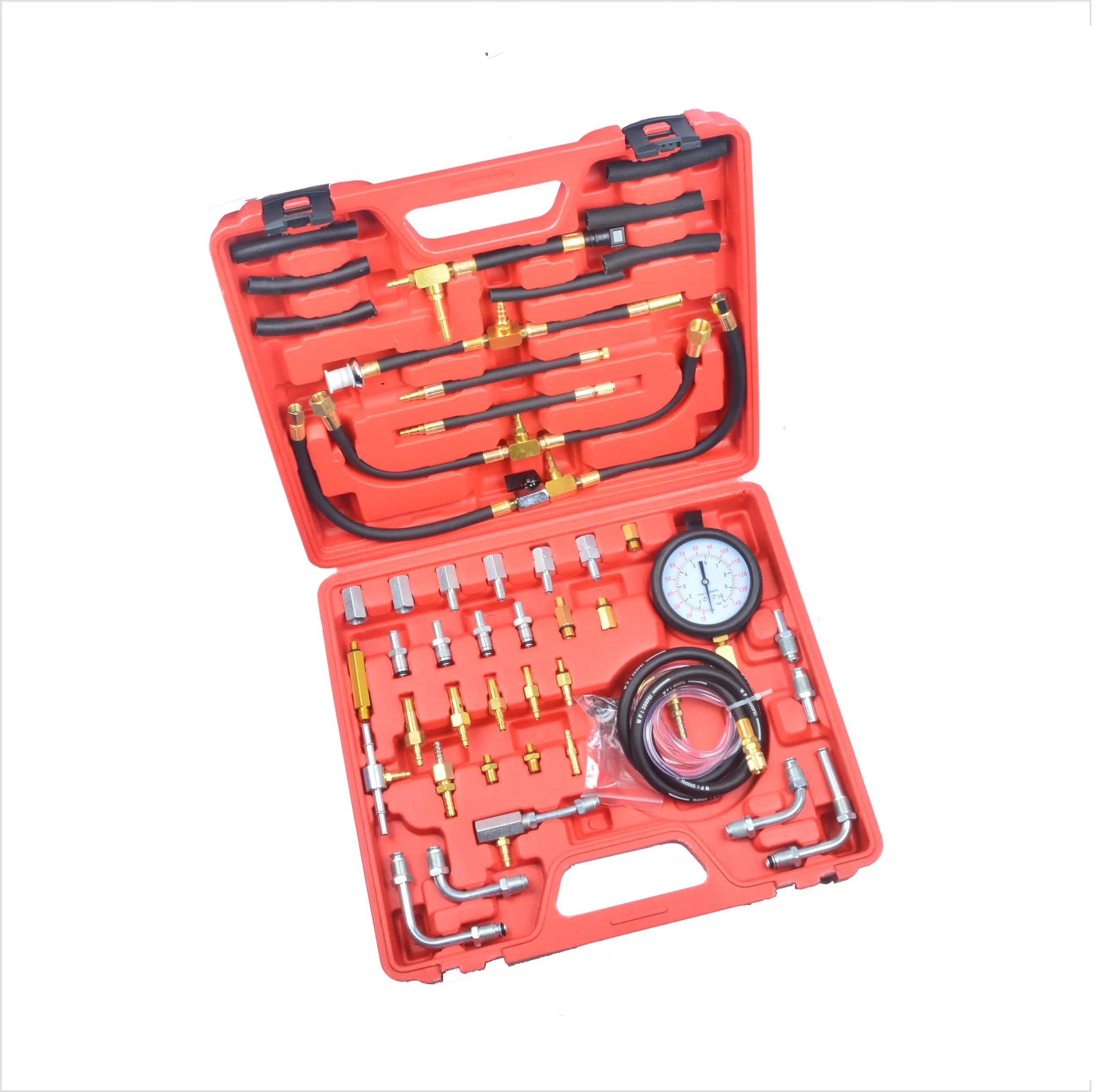 Cars Fuel Injection Pump Tester Injector Pressure Test Gauge Diagnostic