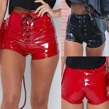 

Womail Women's shorts High-Waisted Leather shorts Fall Sexy Shorts Ladies shorts fashion Daily Skinny Casual j21