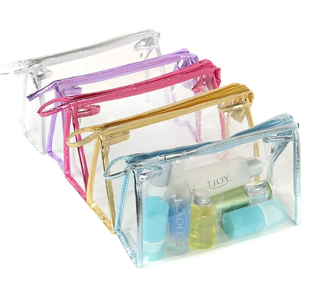 Waterproof Clear Transparent PVC Cosmetic Bag Organizer Makeup Bag